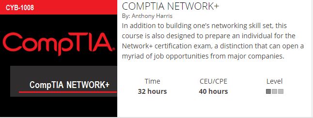 Curso Online Grátis CompTIA Network +